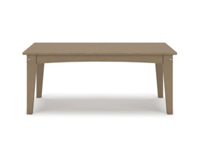 Ashley Hyland Wave Driftwood Outdoor Coffee Table