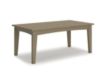 Ashley Hyland Wave Driftwood Outdoor Coffee Table small image number 2