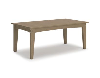 Ashley Hyland Wave Driftwood Outdoor Coffee Table