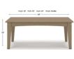 Ashley Hyland Wave Driftwood Outdoor Coffee Table small image number 7