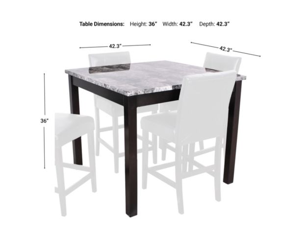 Ashley Maysville 5-Piece Counter Set large image number 6