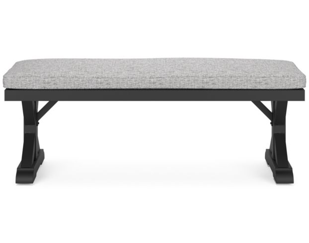 Ashley Beachcroft Black Outdoor Dining Bench large