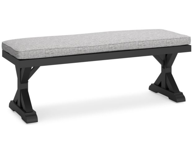 Ashley Beachcroft Black Outdoor Dining Bench large image number 2