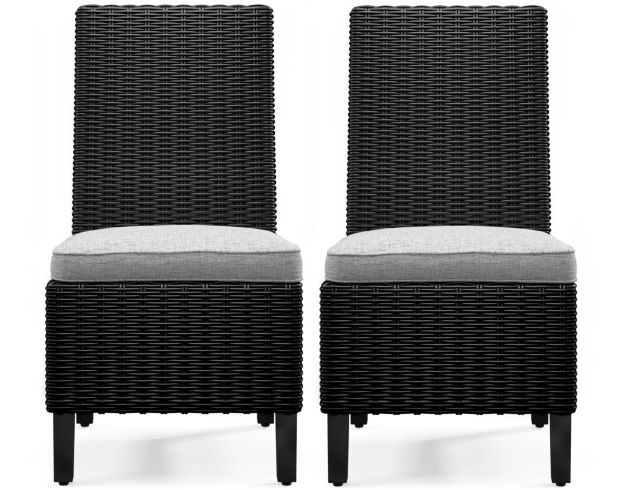 Ashley Beachcroft Black Outdoor Dining Chair (Set of 2) large image number 1