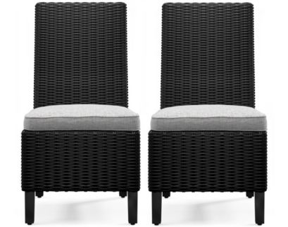 Ashley Beachcroft Black Outdoor Dining Chair (Set of 2)