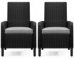 Ashley Beachcroft Black Outdoor Dining Arm Chair (Set of 2) small image number 1