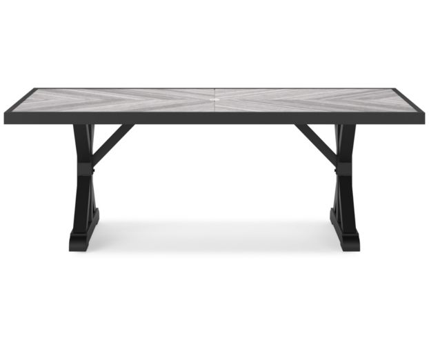 Ashley Beachcroft Black Outdoor Dining Table large image number 1