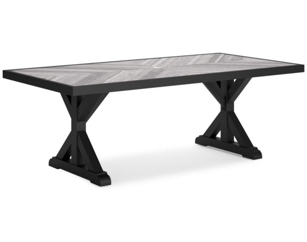 Ashley Beachcroft Black Outdoor Dining Table large image number 2