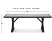 Ashley Beachcroft Black Outdoor Dining Table small image number 6