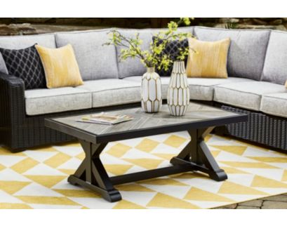 Ashley Beachcroft Black Outdoor Coffee Table