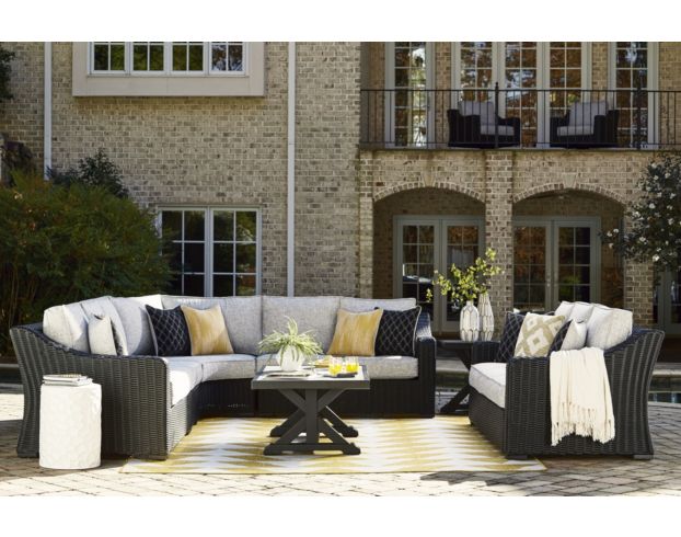 Ashley Beachcroft Black Outdoor Coffee Table large image number 5