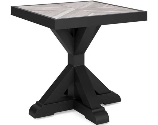 Ashley Beachcroft Black Outdoor End Table large image number 1
