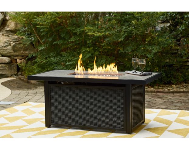 Ashley Beachcroft Black Outdoor Fire Pit Table large image number 3