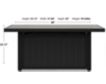 Ashley Beachcroft Black Outdoor Fire Pit Table small image number 10