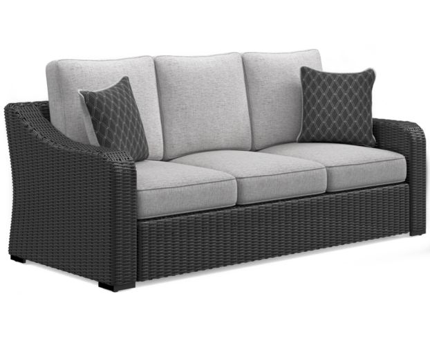 Ashley Beachcroft Black Outdoor Sofa large image number 2