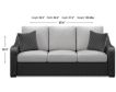 Ashley Beachcroft Black Outdoor Sofa small image number 9