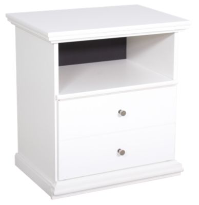 Ashley Bostwick Shoals White Nightstand | Homemakers