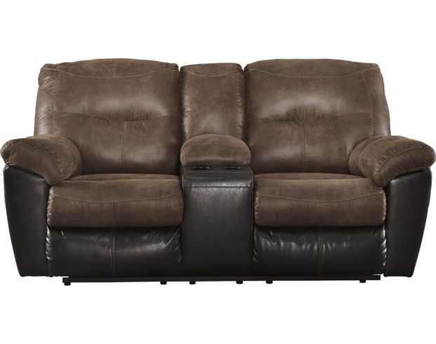 Ashley Follett Reclining Loveseat with Console large image number 1