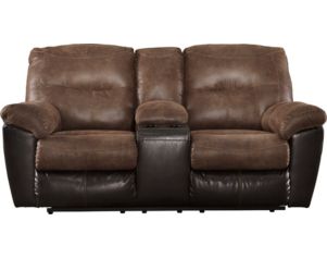 Ashley Follett Reclining Loveseat with Console