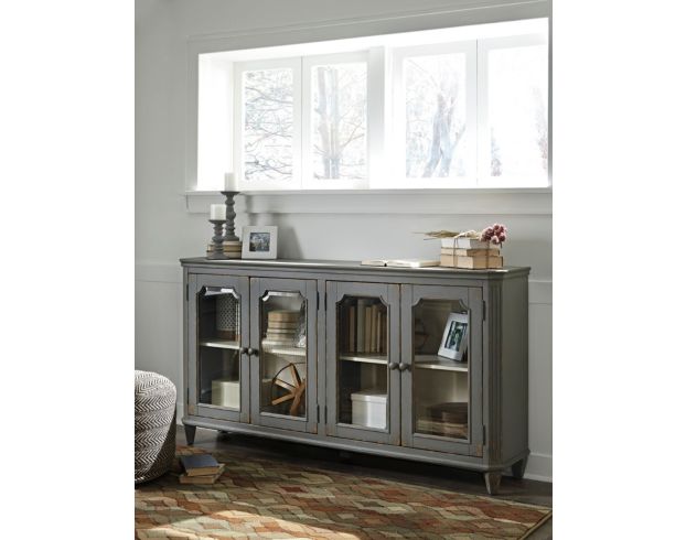 Ashley Mirimyn Gray Accent Cabinet large image number 2