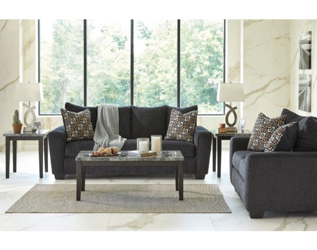 Ashley Wixon Gray Sofa large image number 2