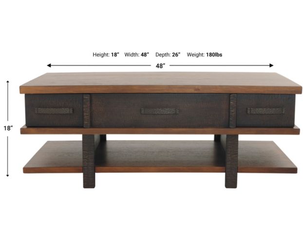 Ashley Stanah Lift-Top Coffee Table large image number 15