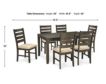 Ashley Rokane 7-Piece Dining Set small image number 11