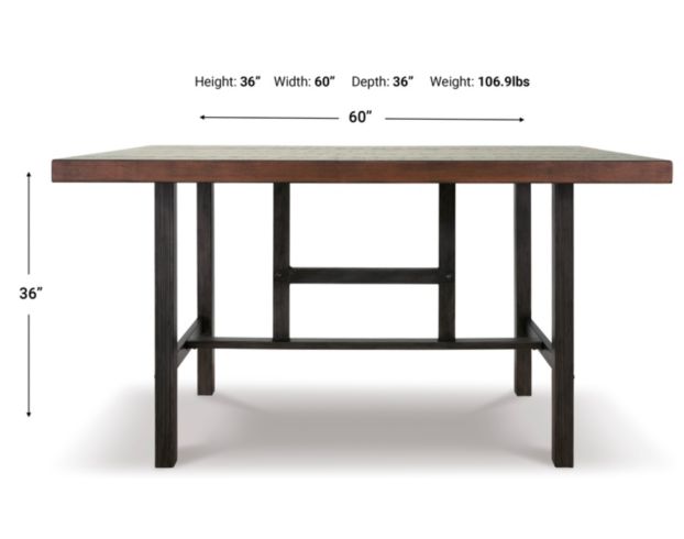 Ashley Kavara Counter Table, 4 Stools & 1 Bench large image number 9