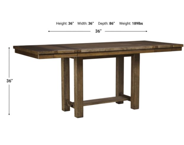 Ashley Moriville Counter Table large image number 3