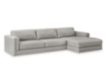 Ashley Amiata Glacier 2-Piece Leather Sectional with Right Chaise small image number 2