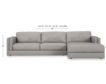Ashley Amiata Glacier 2-Piece Leather Sectional with Right Chaise small image number 9