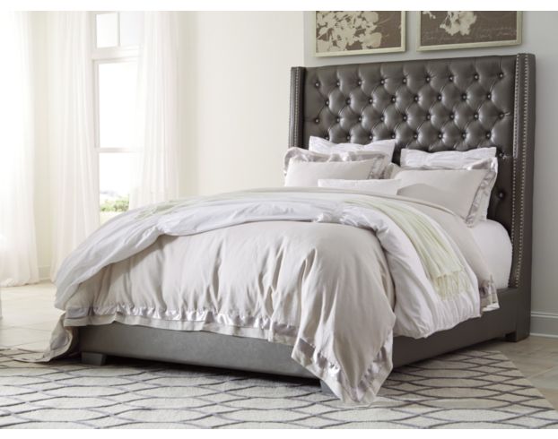 Ashley Cayne King Upholstered Bed, Ashley Furniture King Bed Headboard