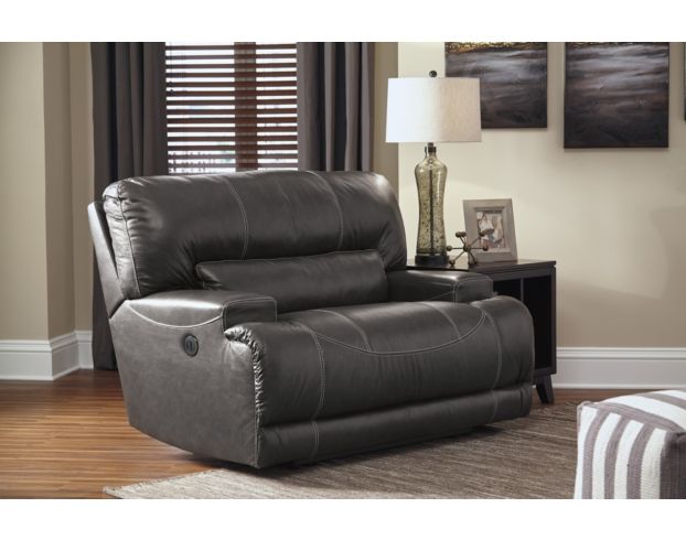Ashley McCaskill Leather Wide Recliner large image number 2