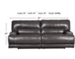 Ashley McCaskill Leather Reclining Sofa small image number 3