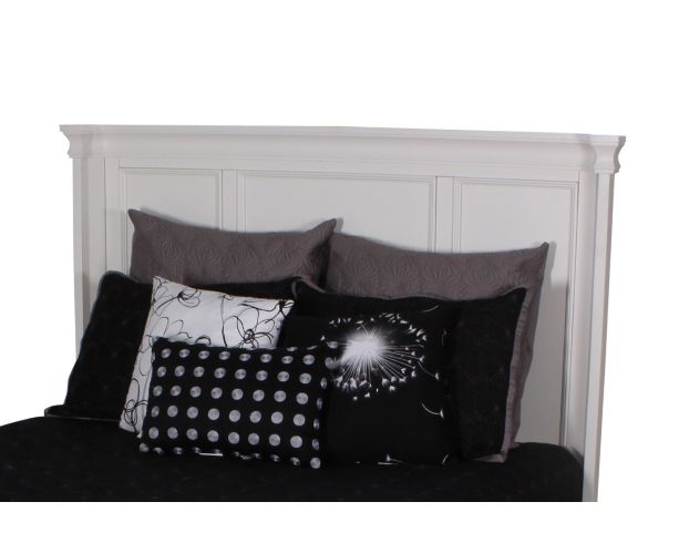 Ashley Prentice Contemporary White King Headboard large image number 1
