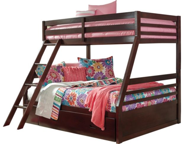 Ashley Halanton Twin/Full Storage Bunk Bed large image number 1