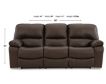 Ashley Furniture Industries In Leesworth Leather Power Reclining Sofa small image number 8