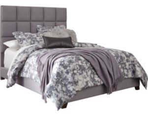 Ashley Queen Gray Upholstered Bed