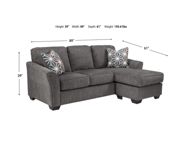 Ashley Brise Chaise Sofa large image number 2