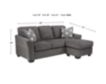 Ashley Brise Queen Sleeper Sectional Chaise Sofa small image number 3