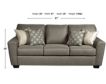 Ashley Calicho Cashmere Sofa small image number 3