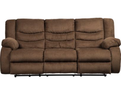 Ashley Tulen Chocolate Reclining Sofa