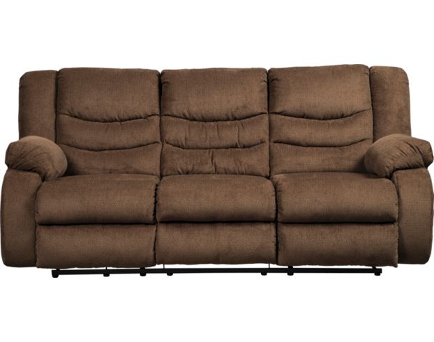 Ashley tulen store chocolate reclining sofa