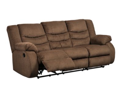 Ashley Tulen Chocolate Reclining Sofa