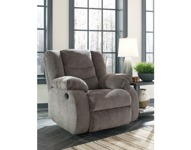 Ashley Tulen Gray Rocker Recliner large image number 2