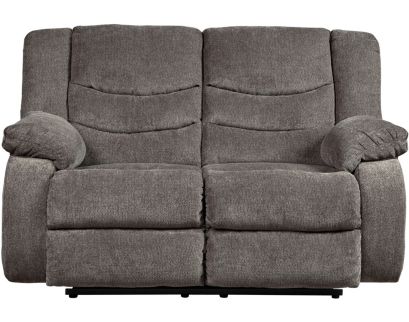 Ashley Tulen Gray Reclining Loveseat