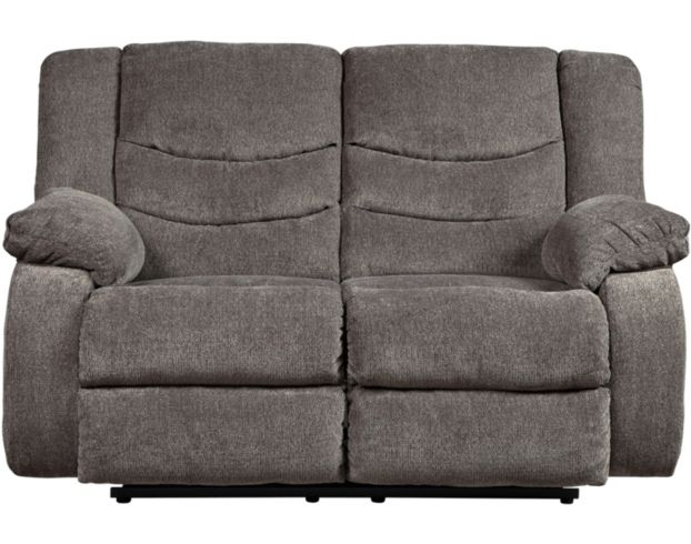 Ashley Tulen Gray Reclining Loveseat large image number 1