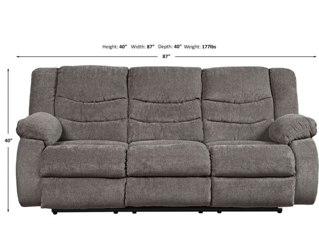 Ashley Tulen Reclining Sofa large image number 4