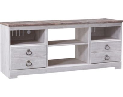 Ashley Willowton 64-Inch White TV Stand