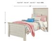 Ashley Willowton Twin Panel Bed small image number 3